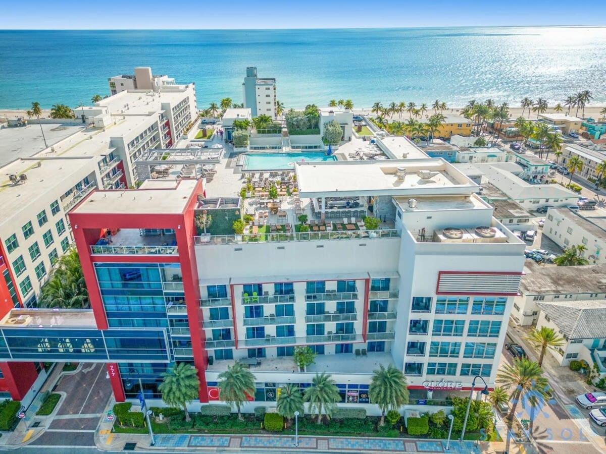 Best Stay - Rooftop Pool & Hot Tub - Hollywood Beach Exterior foto