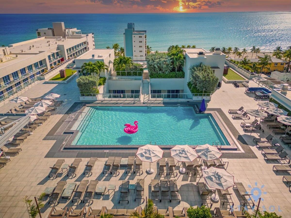 Best Stay - Rooftop Pool & Hot Tub - Hollywood Beach Exterior foto