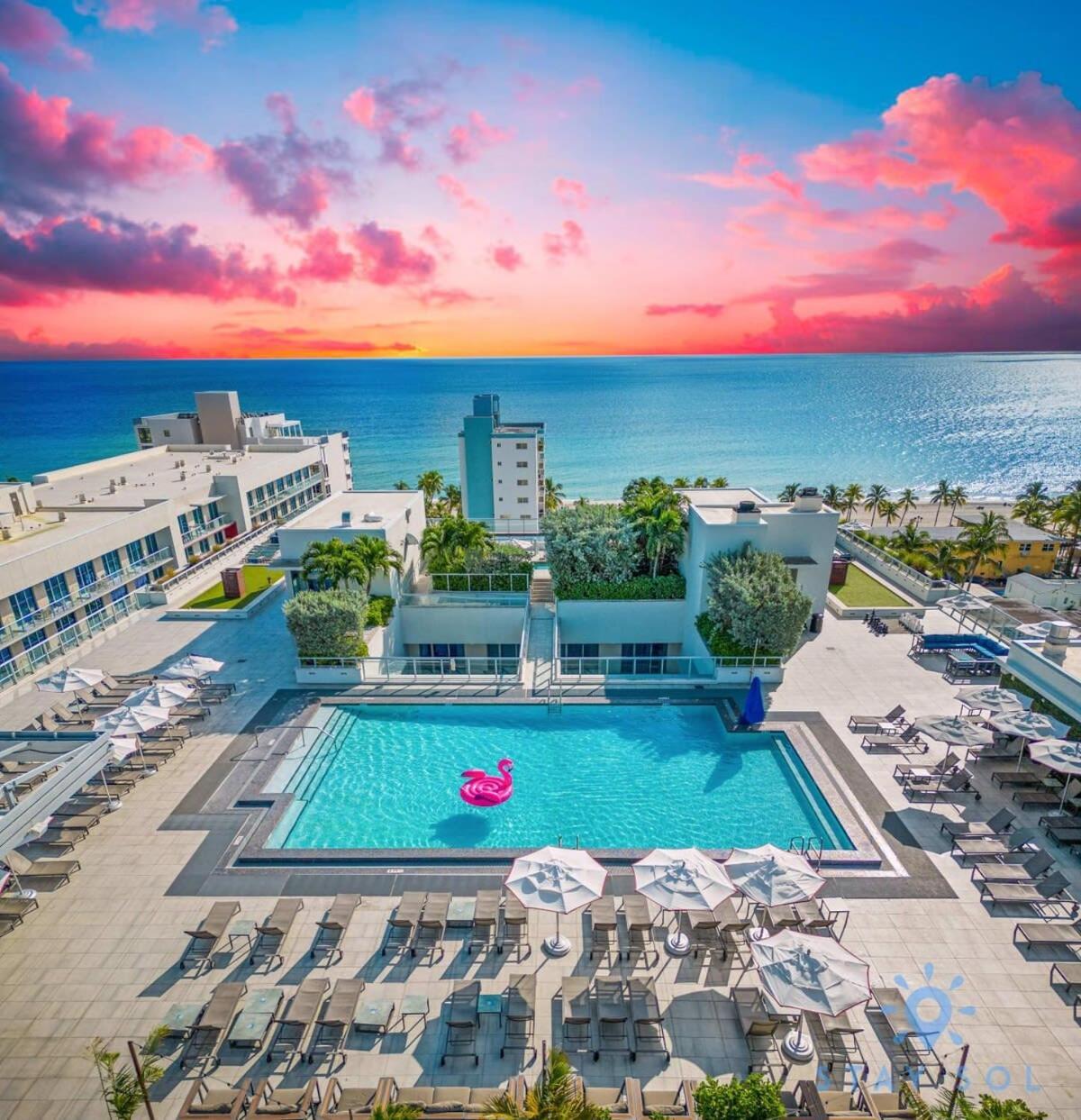 Best Stay - Rooftop Pool & Hot Tub - Hollywood Beach Exterior foto