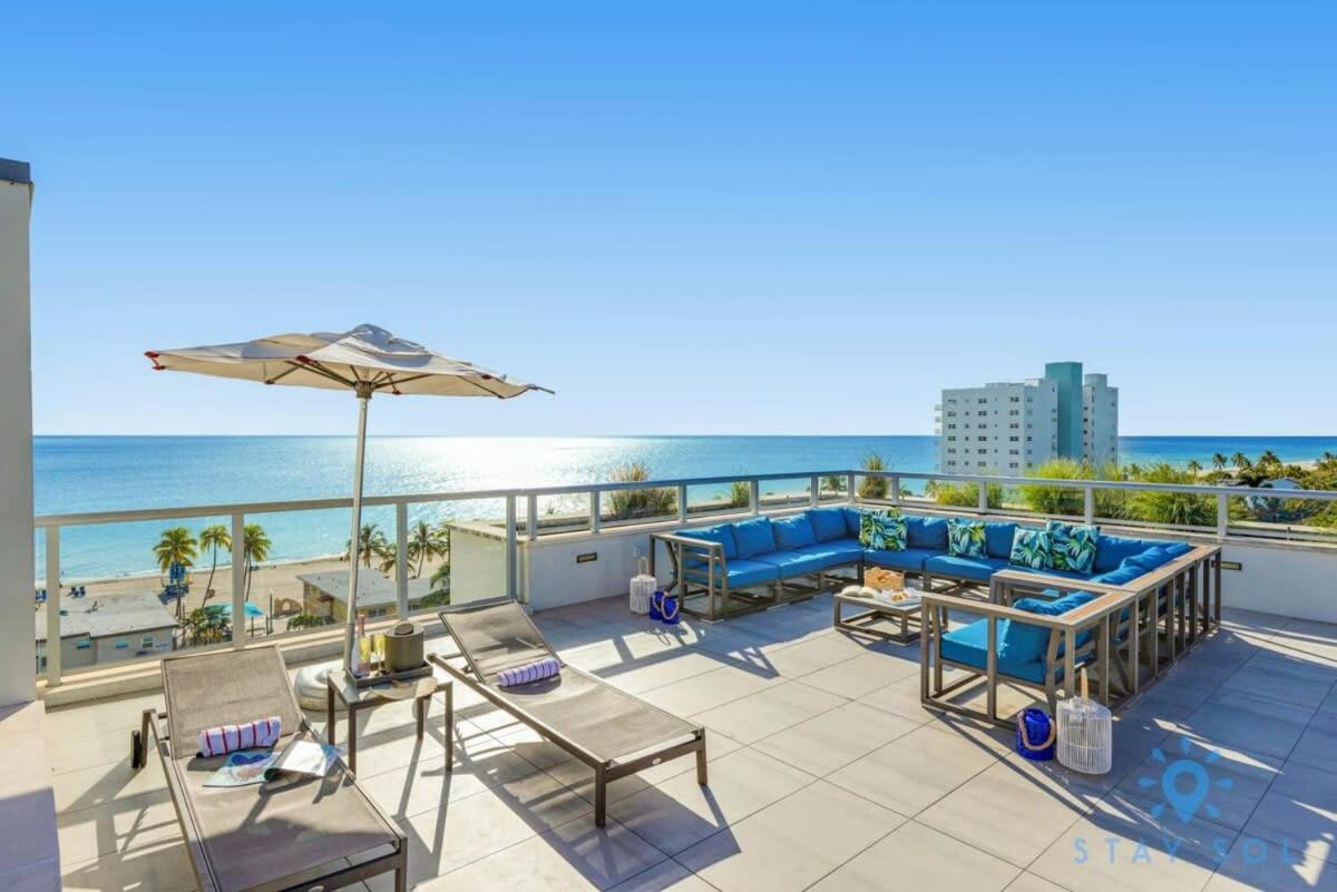 Best Stay - Rooftop Pool & Hot Tub - Hollywood Beach Exterior foto