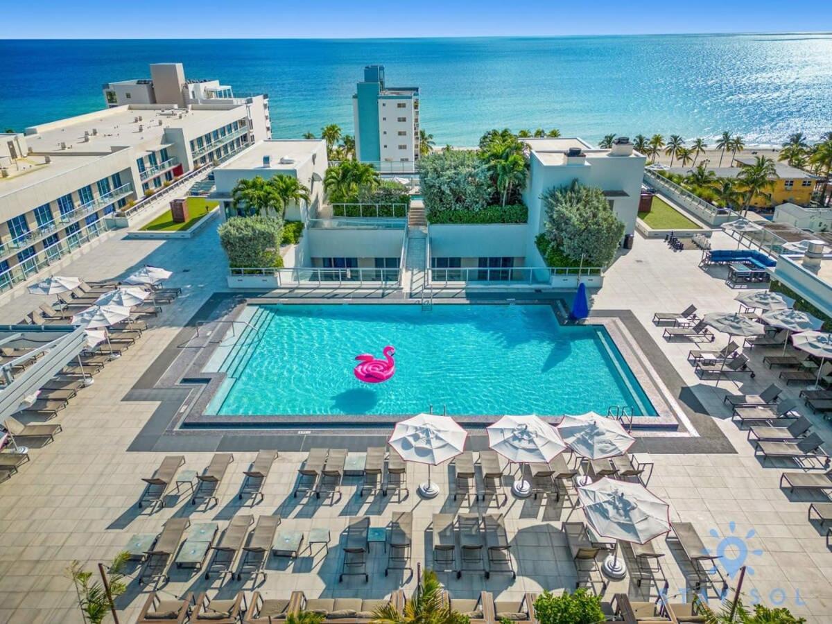 Best Stay - Rooftop Pool & Hot Tub - Hollywood Beach Exterior foto