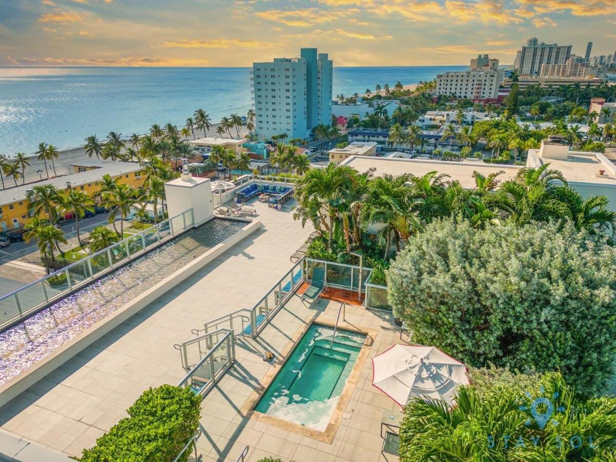 Best Stay - Rooftop Pool & Hot Tub - Hollywood Beach Exterior foto