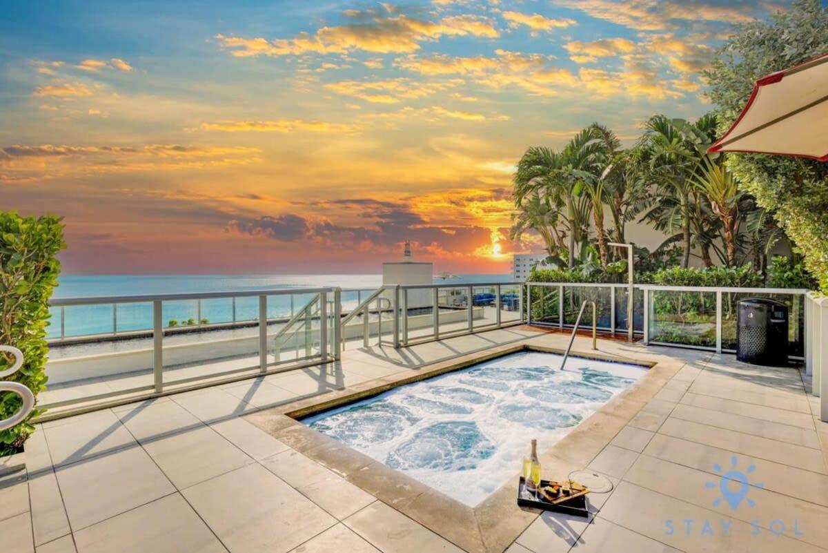 Best Stay - Rooftop Pool & Hot Tub - Hollywood Beach Exterior foto